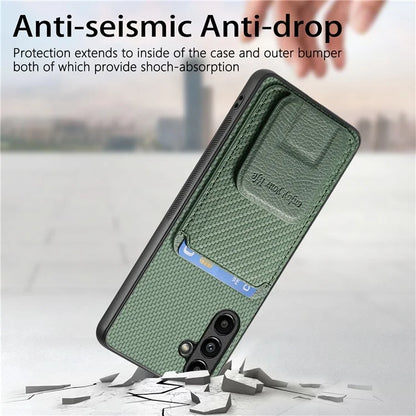 C1-11 for Samsung Galaxy A25 5G (Global) (161.0 x 76.5 x 8.3mm) Case Kickstand Slim-Fit Leather+TPU Phone Shell