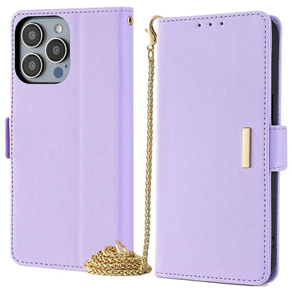 For iPhone 15 Pro Max Cell Phone Cases RFID Blocking PU Leather Flip Stand Cover