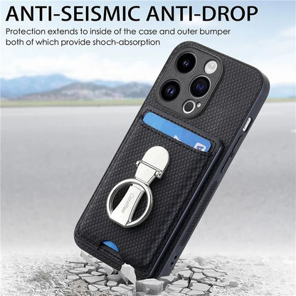 C1-9 for iPhone 13 Pro Max Case Leather+TPU+PC Kickstand Phone Cover with Card Slots