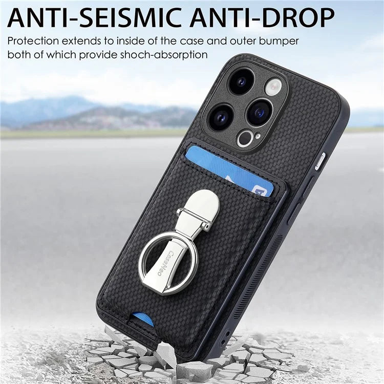 C1-9 for iPhone 13 Pro Case Card Holder Kickstand Mobile Phone Cover Wholesale