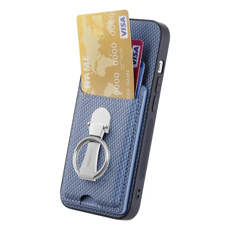 C1-9 for iPhone 13 Pro Case Card Holder Kickstand Mobile Phone Cover Wholesale
