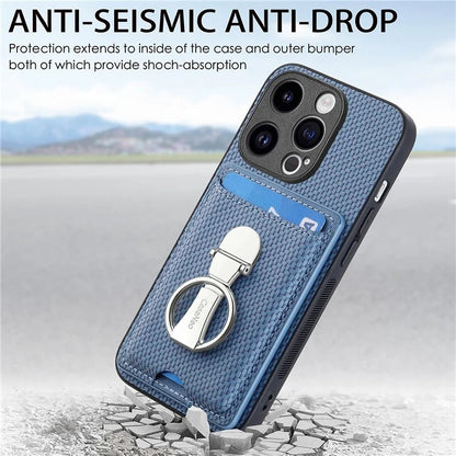 C1-9 for iPhone 13 Pro Case Card Holder Kickstand Mobile Phone Cover Wholesale