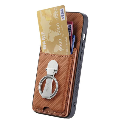 C1-9 for iPhone 13 Pro Case Card Holder Kickstand Mobile Phone Cover Wholesale