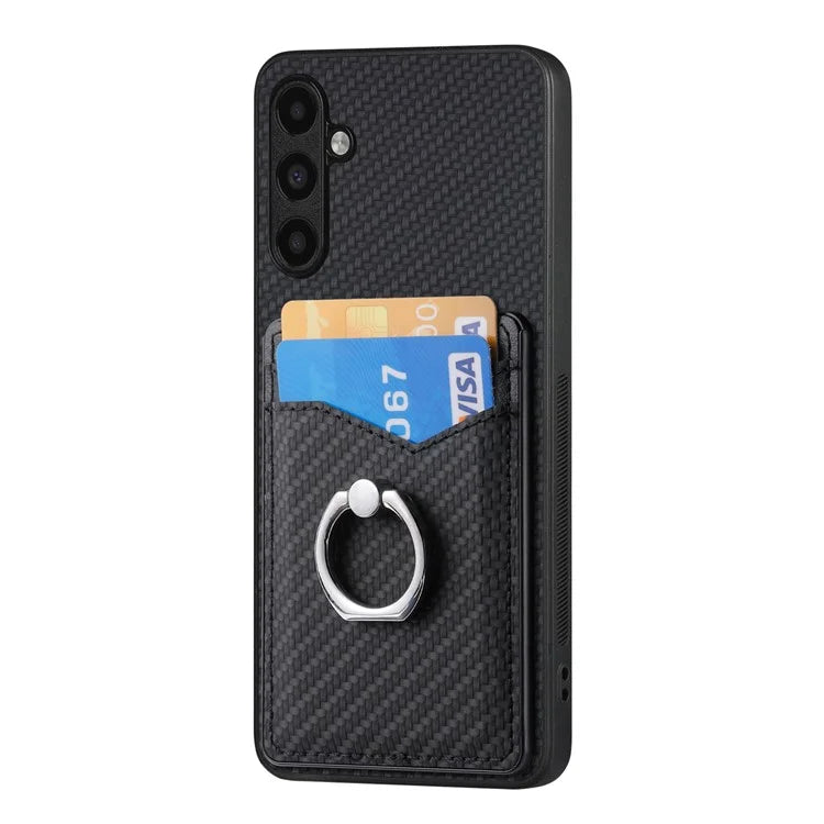 C1-8 For Samsung Galaxy A13 5G / A04s 4G (164.7 x 76.7 x 9.1 mm) Case PU Leather Coated PC+TPU Anti-Fall Phone Cover
