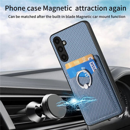 C1-8 For Samsung Galaxy A13 5G / A04s 4G (164.7 x 76.7 x 9.1 mm) Case PU Leather Coated PC+TPU Anti-Fall Phone Cover