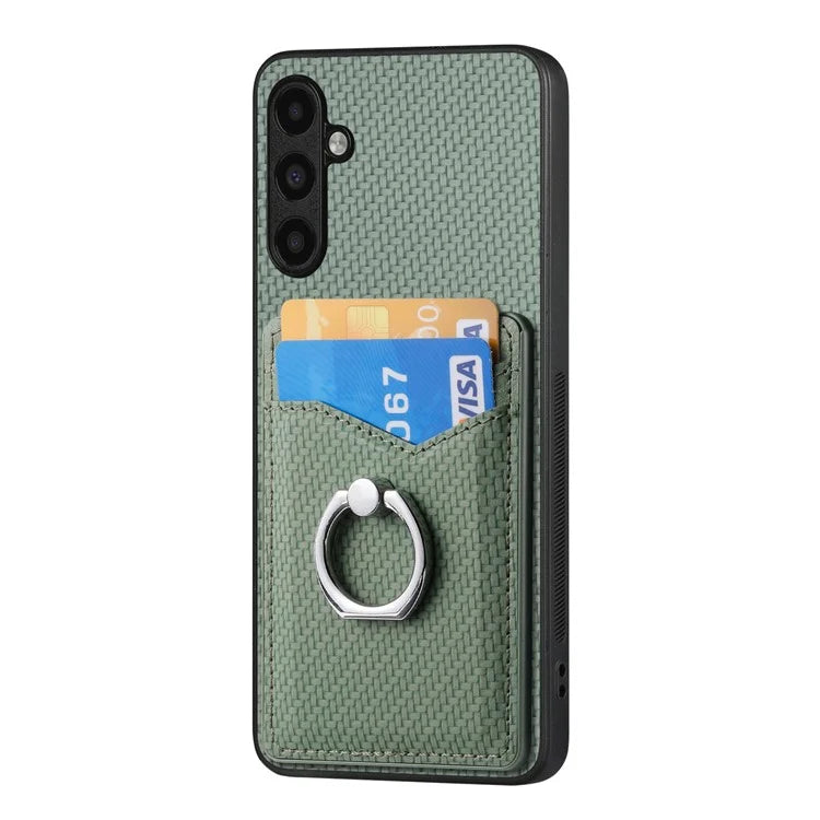 C1-8 For Samsung Galaxy A13 5G / A04s 4G (164.7 x 76.7 x 9.1 mm) Case PU Leather Coated PC+TPU Anti-Fall Phone Cover