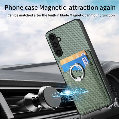 C1-8 For Samsung Galaxy A13 5G / A04s 4G (164.7 x 76.7 x 9.1 mm) Case PU Leather Coated PC+TPU Anti-Fall Phone Cover