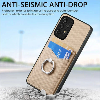 C1-8 For Samsung Galaxy A53 5G Case Leather+PC+TPU Phone Cover with Card Slots