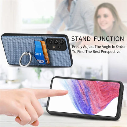 C1-8 For Samsung Galaxy A53 5G Case Leather+PC+TPU Phone Cover with Card Slots