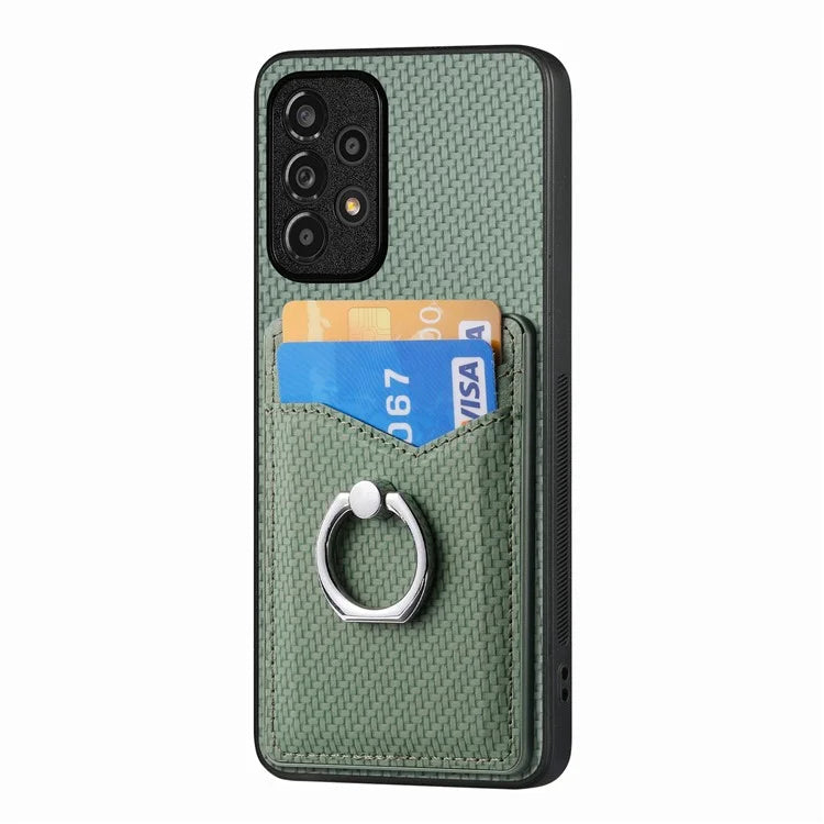 C1-8 For Samsung Galaxy A53 5G Case Leather+PC+TPU Phone Cover with Card Slots