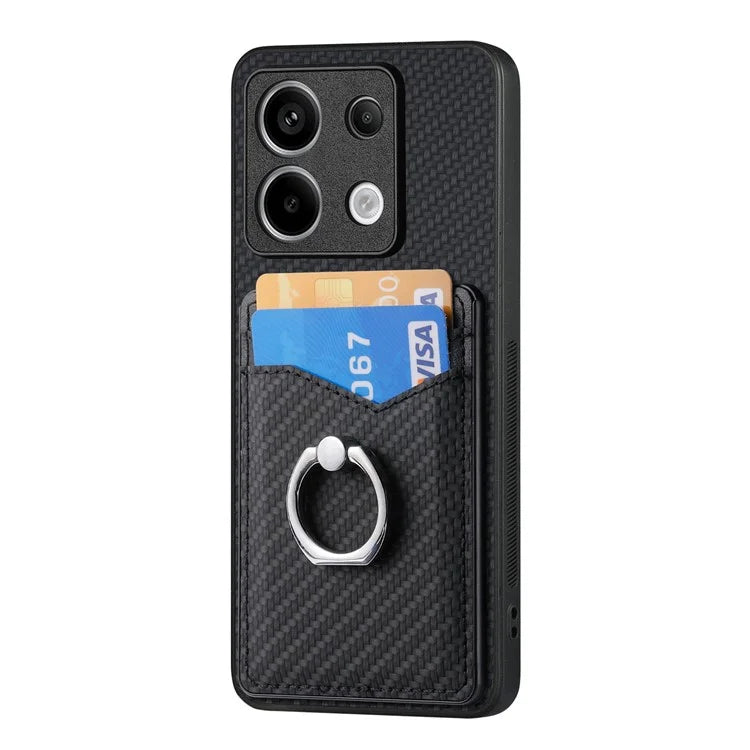 C1-8 For Xiaomi Poco X6 5G / Redmi Note 13 Pro 5G Case Leather+PC+TPU Card Slots Phone Cover