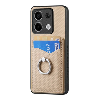 C1-8 For Xiaomi Poco X6 5G / Redmi Note 13 Pro 5G Case Leather+PC+TPU Card Slots Phone Cover
