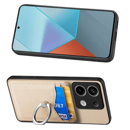 C1-8 For Xiaomi Poco X6 5G / Redmi Note 13 Pro 5G Case Leather+PC+TPU Card Slots Phone Cover