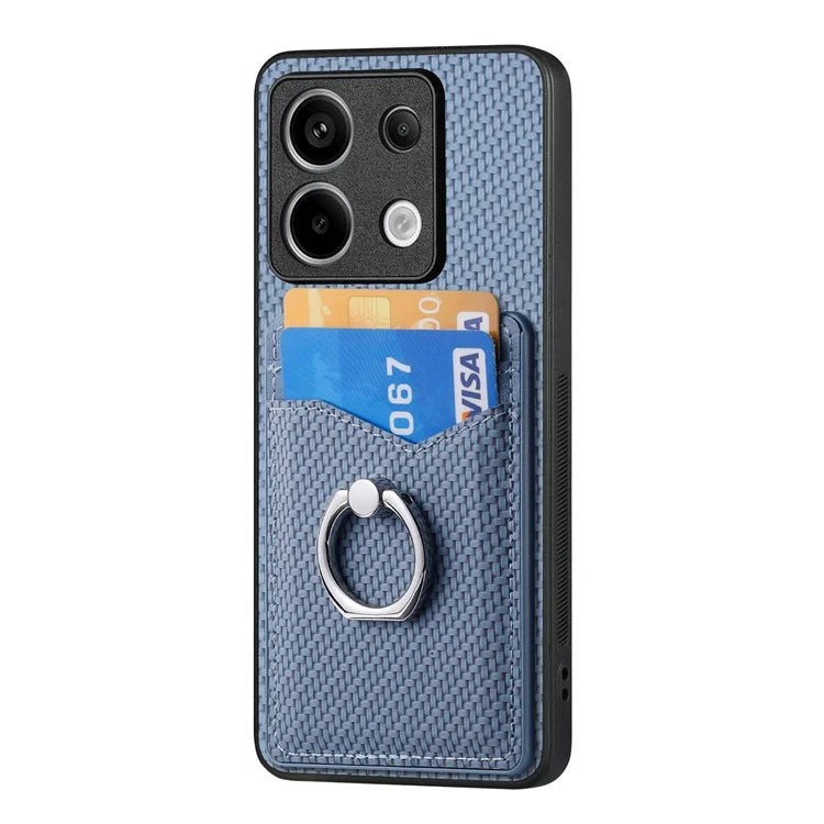 C1-8 For Xiaomi Poco X6 5G / Redmi Note 13 Pro 5G Case Leather+PC+TPU Card Slots Phone Cover