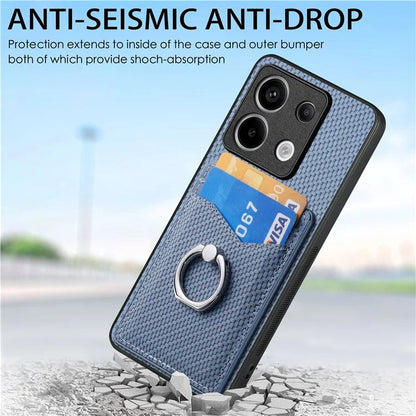 C1-8 For Xiaomi Poco X6 5G / Redmi Note 13 Pro 5G Case Leather+PC+TPU Card Slots Phone Cover
