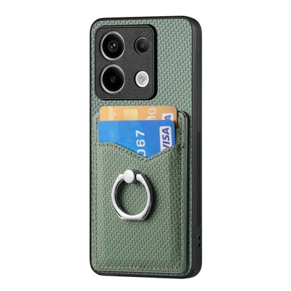 C1-8 For Xiaomi Poco X6 5G / Redmi Note 13 Pro 5G Case Leather+PC+TPU Card Slots Phone Cover