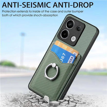 C1-8 For Xiaomi Poco X6 5G / Redmi Note 13 Pro 5G Case Leather+PC+TPU Card Slots Phone Cover