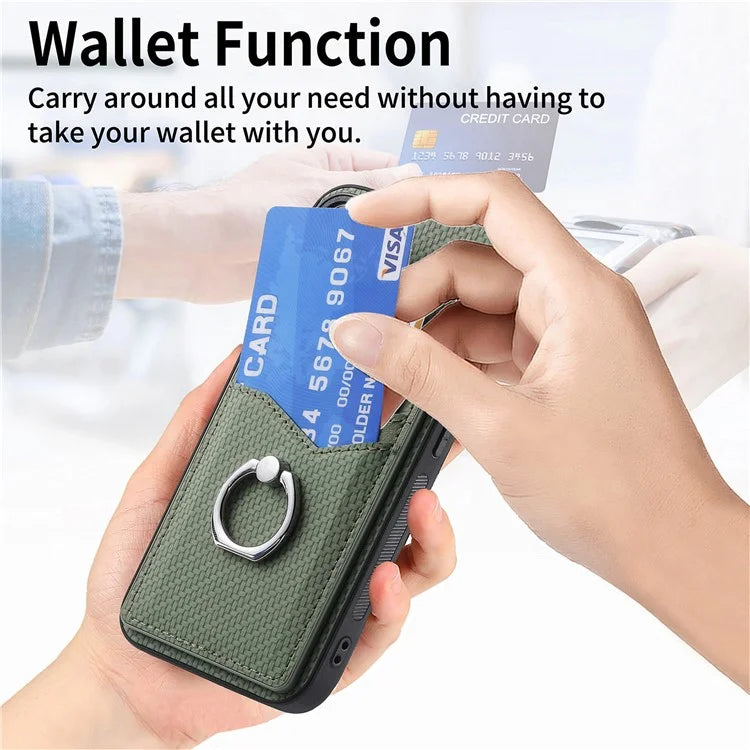 C1-8 For Xiaomi Poco X6 5G / Redmi Note 13 Pro 5G Case Leather+PC+TPU Card Slots Phone Cover