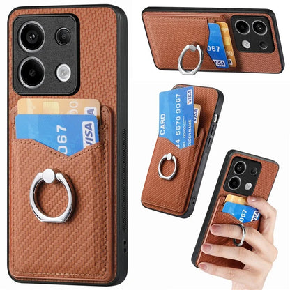 C1-8 For Xiaomi Poco X6 5G / Redmi Note 13 Pro 5G Case Leather+PC+TPU Card Slots Phone Cover