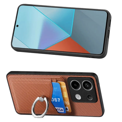 C1-8 For Xiaomi Poco X6 5G / Redmi Note 13 Pro 5G Case Leather+PC+TPU Card Slots Phone Cover