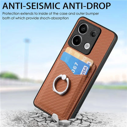 C1-8 For Xiaomi Poco X6 5G / Redmi Note 13 Pro 5G Case Leather+PC+TPU Card Slots Phone Cover