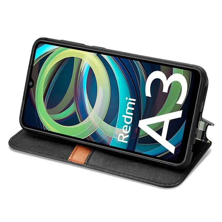 For Xiaomi Redmi A3 / Poco C61 4G Wallet Case Leather Phone Cover Mobile Accessories Wholesale