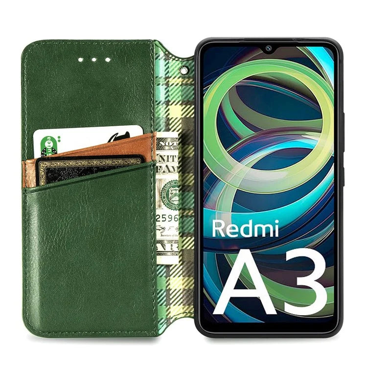 For Xiaomi Redmi A3 / Poco C61 4G Wallet Case Leather Phone Cover Mobile Accessories Wholesale