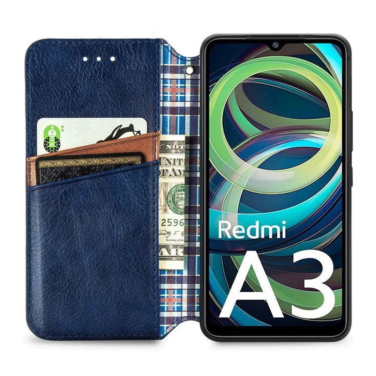 For Xiaomi Redmi A3 / Poco C61 4G Wallet Case Leather Phone Cover Mobile Accessories Wholesale