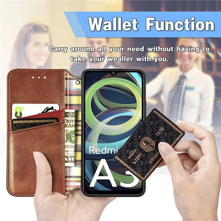 For Xiaomi Redmi A3 / Poco C61 4G Wallet Case Leather Phone Cover Mobile Accessories Wholesale