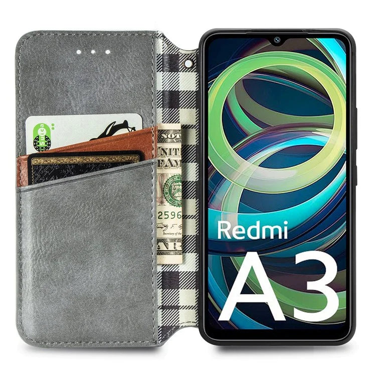 For Xiaomi Redmi A3 / Poco C61 4G Wallet Case Leather Phone Cover Mobile Accessories Wholesale