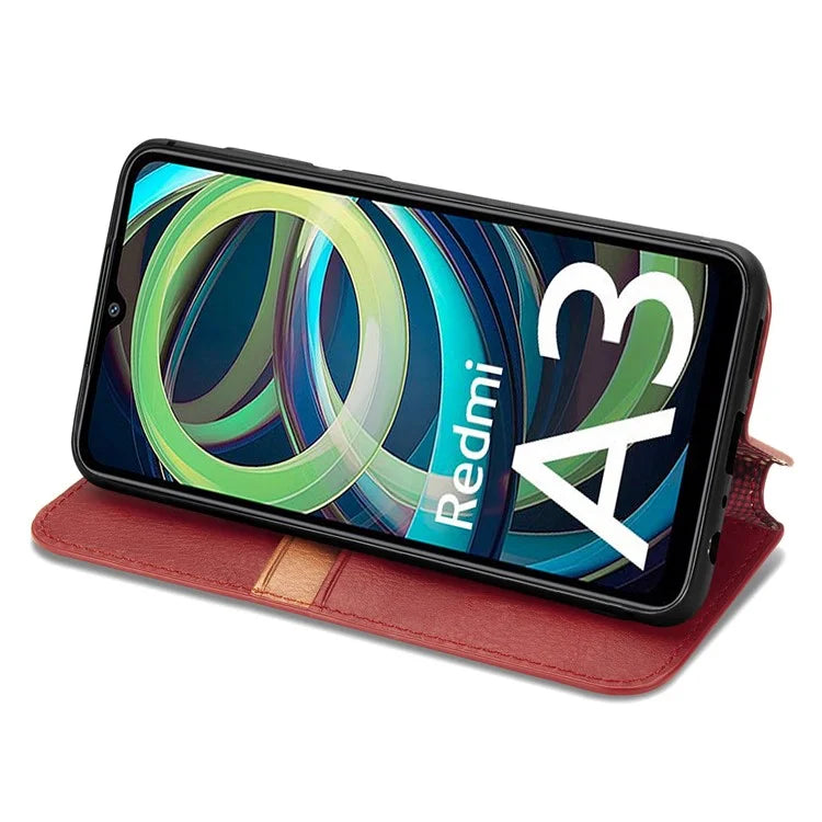 For Xiaomi Redmi A3 / Poco C61 4G Wallet Case Leather Phone Cover Mobile Accessories Wholesale