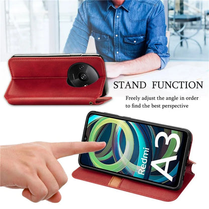 For Xiaomi Redmi A3 / Poco C61 4G Wallet Case Leather Phone Cover Mobile Accessories Wholesale