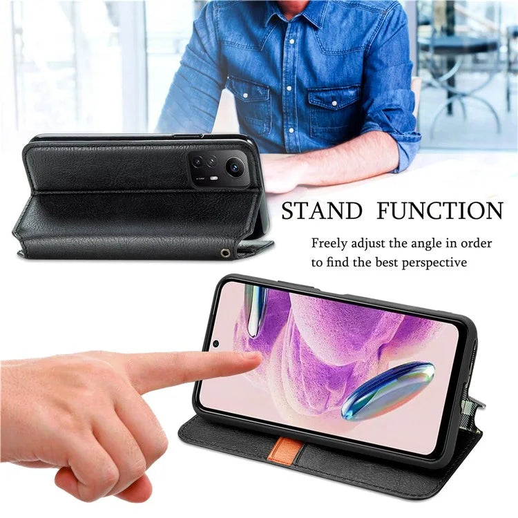 For Xiaomi Redmi Note 12S 4G Case Leather Wallet Phone Cover Mobile Accessories Wholesale