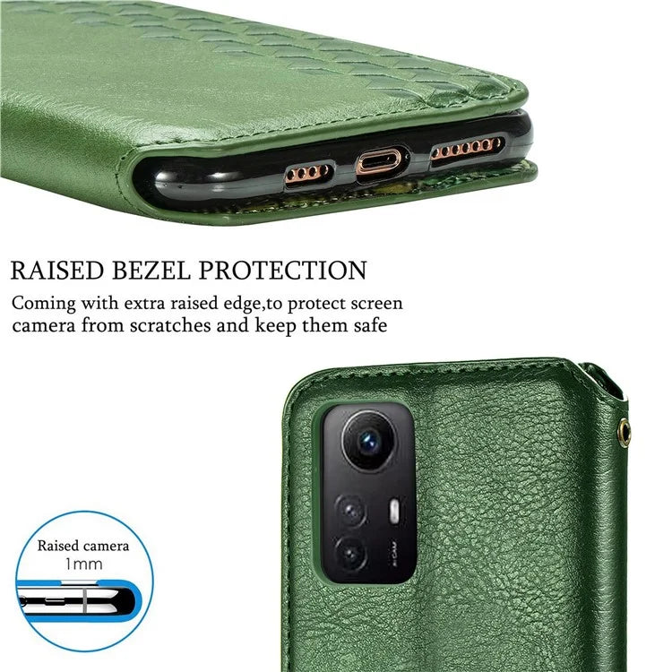For Xiaomi Redmi Note 12S 4G Case Leather Wallet Phone Cover Mobile Accessories Wholesale