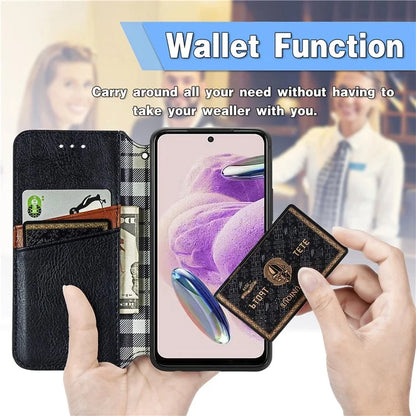 For Xiaomi Redmi Note 12S 4G Case Leather Wallet Phone Cover Mobile Accessories Wholesale