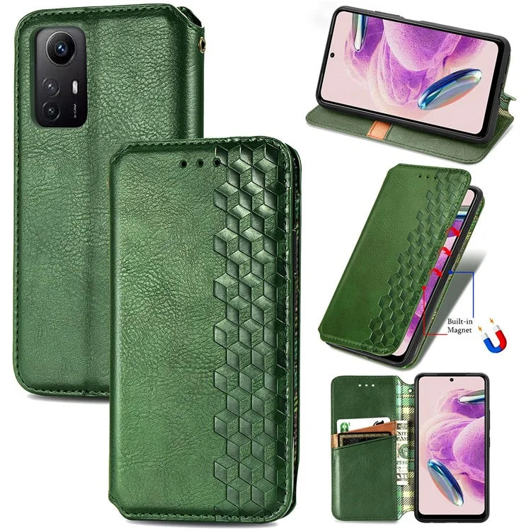 For Xiaomi Redmi Note 12S 4G Case Leather Wallet Phone Cover Mobile Accessories Wholesale