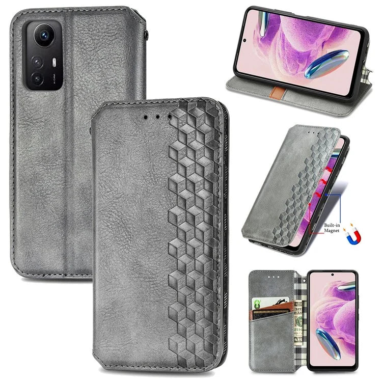 For Xiaomi Redmi Note 12S 4G Case Leather Wallet Phone Cover Mobile Accessories Wholesale