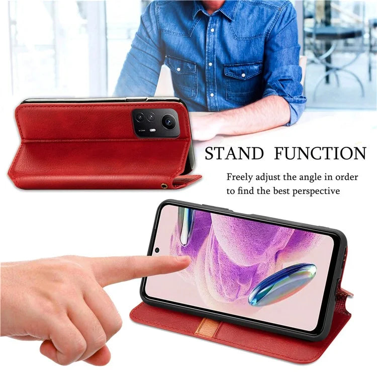 For Xiaomi Redmi Note 12S 4G Case Leather Wallet Phone Cover Mobile Accessories Wholesale