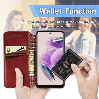For Xiaomi Redmi Note 12S 4G Case Leather Wallet Phone Cover Mobile Accessories Wholesale