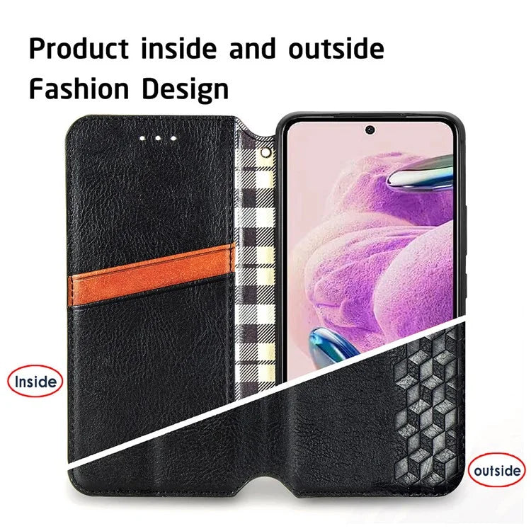 For Xiaomi Redmi Note 12S 4G Case Leather Wallet Phone Cover Mobile Accessories Wholesale