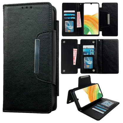 For Samsung Galaxy A33 5G Case PU Leather Wallet 2-in-1 Removable Protective Folio Phone Cover