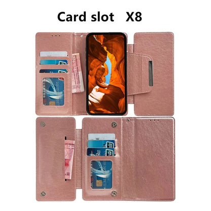 For Samsung Galaxy A33 5G Case PU Leather Wallet 2-in-1 Removable Protective Folio Phone Cover