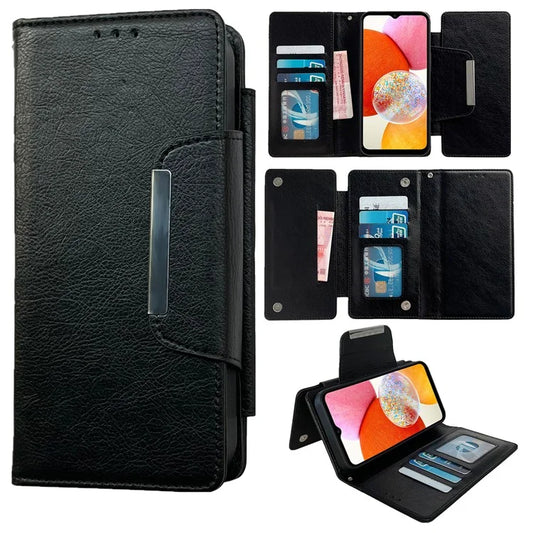 For Samsung Galaxy A13 4G Detachable Case Flip PU Leather Phone Cover with Card Holder