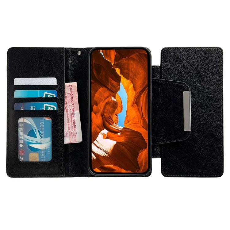 For Samsung Galaxy A13 4G Detachable Case Flip PU Leather Phone Cover with Card Holder