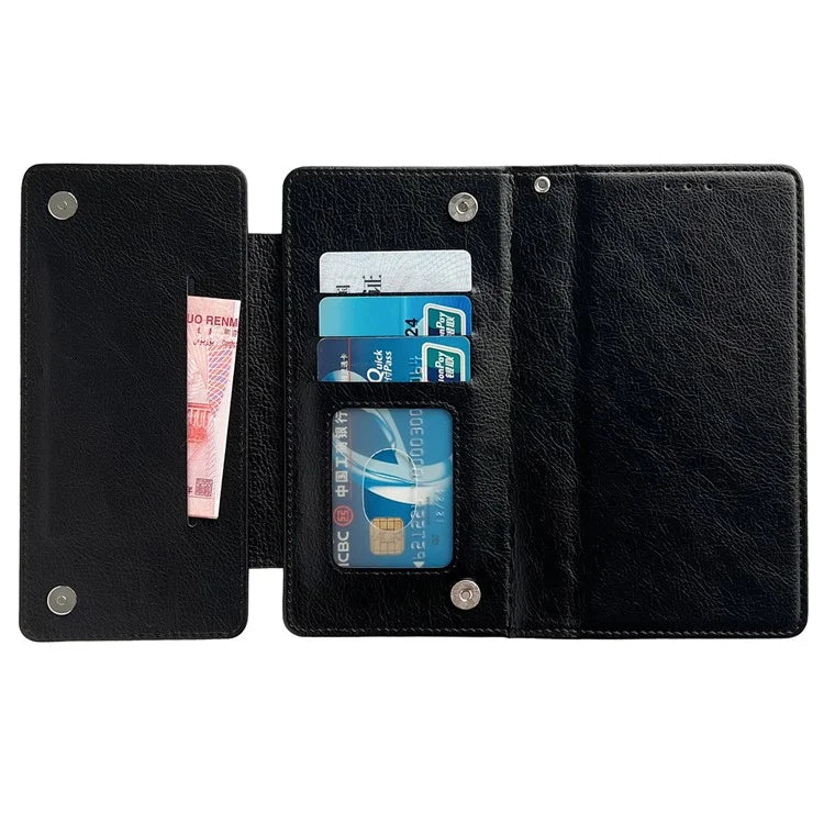 For Samsung Galaxy A13 4G Detachable Case Flip PU Leather Phone Cover with Card Holder