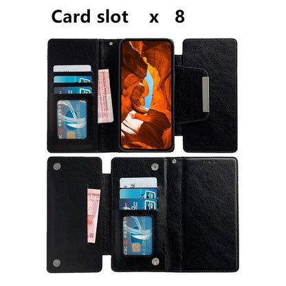 For Samsung Galaxy A13 4G Detachable Case Flip PU Leather Phone Cover with Card Holder