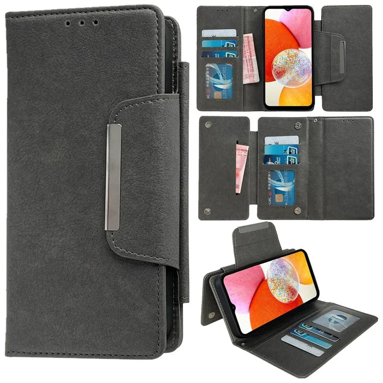 For Samsung Galaxy A13 4G Detachable Case Flip PU Leather Phone Cover with Card Holder