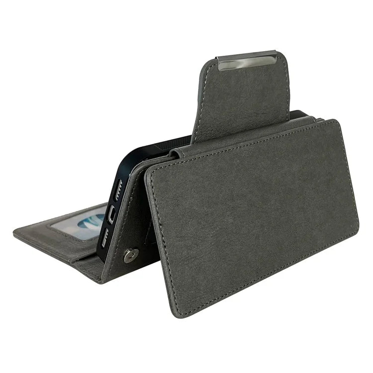 For Samsung Galaxy A13 4G Detachable Case Flip PU Leather Phone Cover with Card Holder