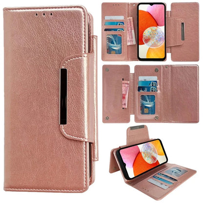 For Samsung Galaxy A13 4G Detachable Case Flip PU Leather Phone Cover with Card Holder