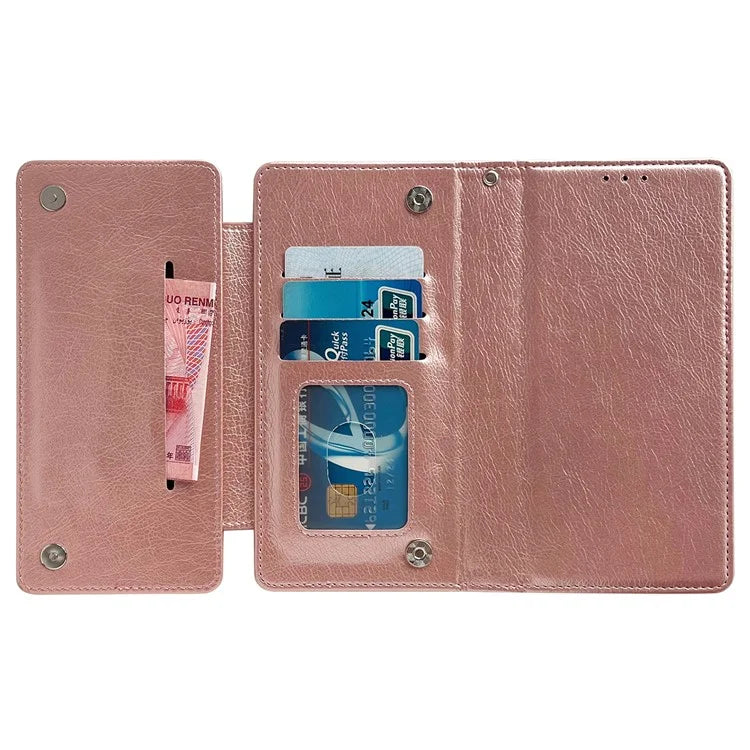 For Samsung Galaxy A13 4G Detachable Case Flip PU Leather Phone Cover with Card Holder